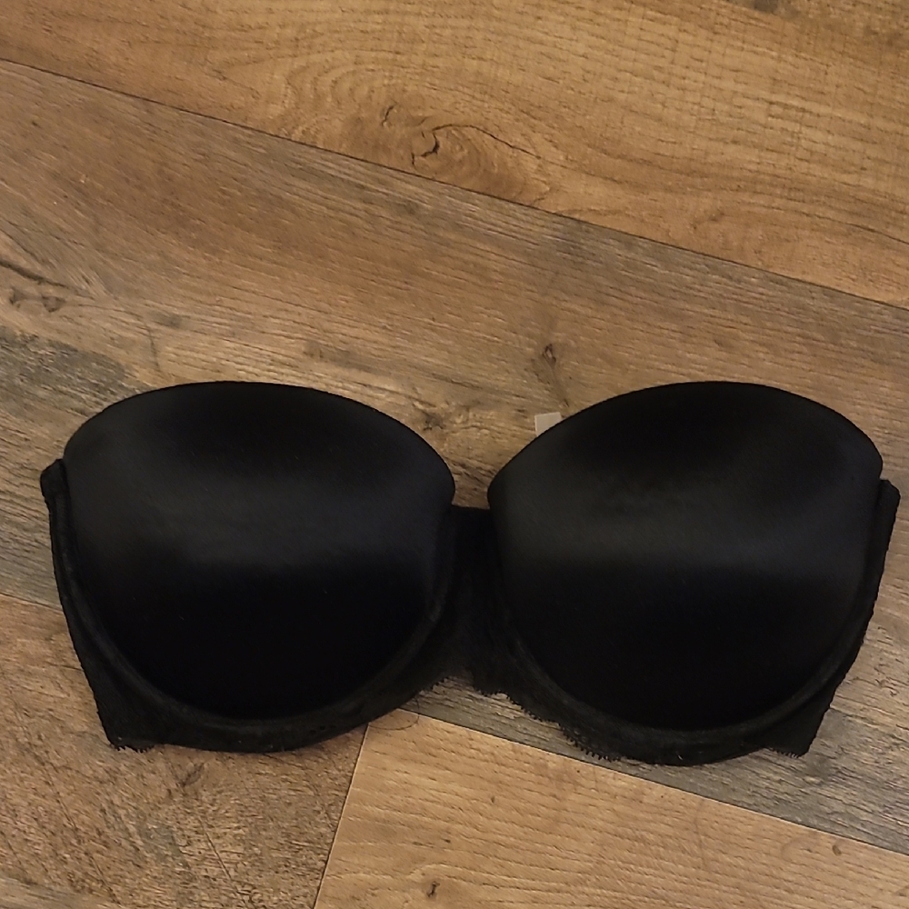 Victoria's Secret Black Strapless Bra